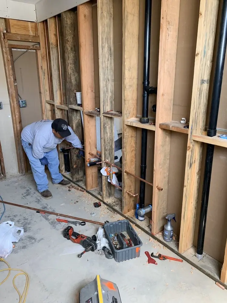 Commercial rough-in plumbing for Gas Line Repair in Alden Manor